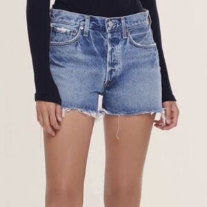 Agolde Parker Cut Off Jean Shorts In Swapmeet Nwt 28